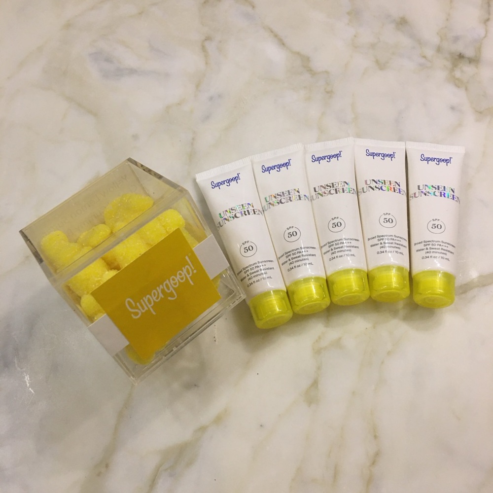 5 X Supergoop! Sunscreen SPF 50 10 ml